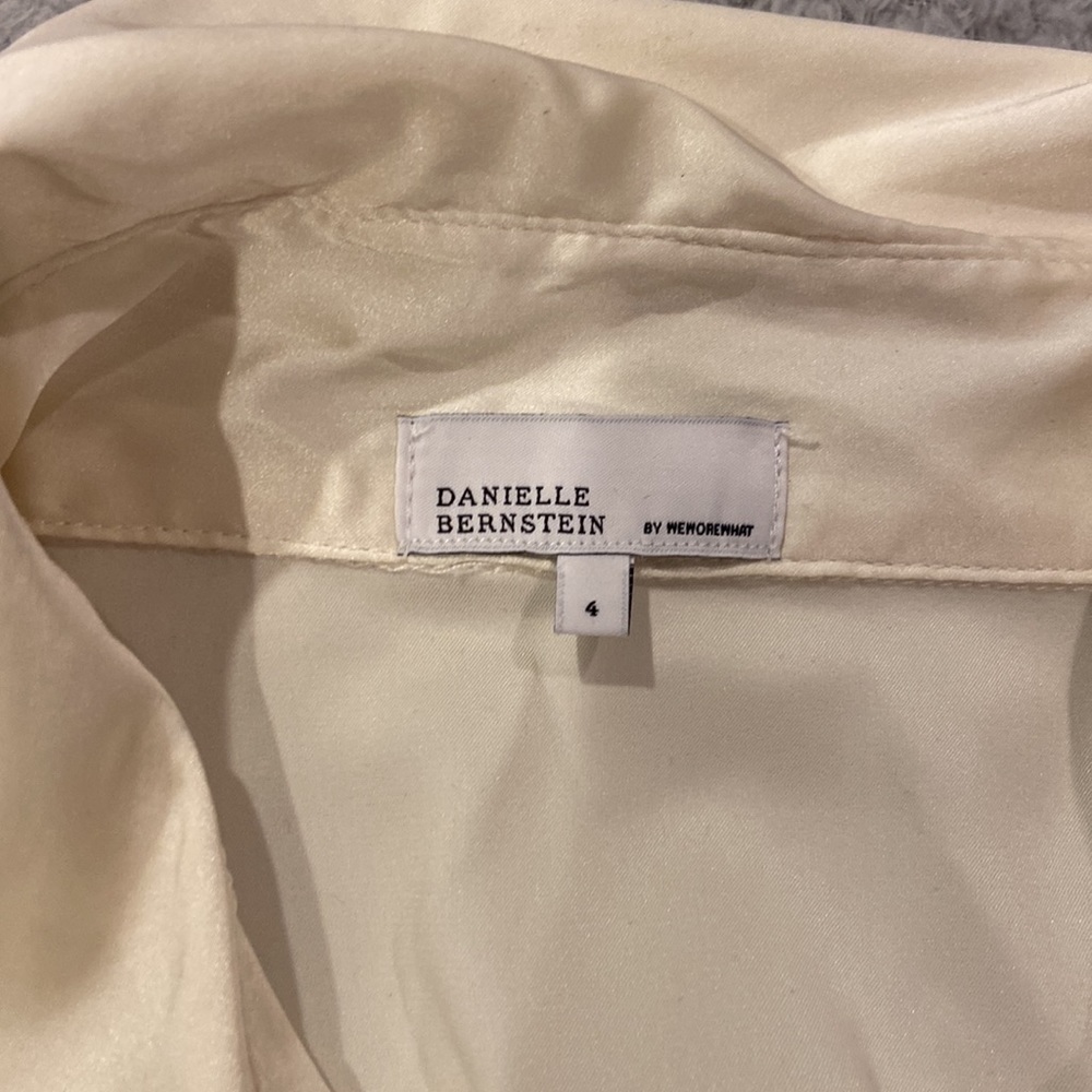 Daniel Bernstein Satin Looking Button Up - image 2